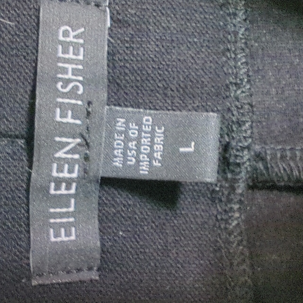 Eileen Fisher Womens Pants Elastic Waist‎ Pull On Career Viscose High Rise Large - Picture 5 of 7